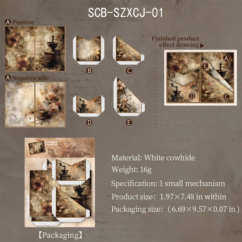 

Коллекционная серия винтажных коллажей для скрапбукинга