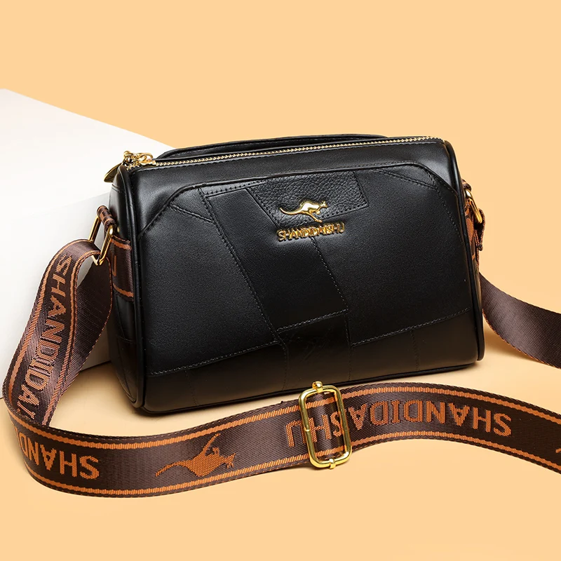 Сумка-мессенджер Женская в клетку роскошный саквояж на плечо модный