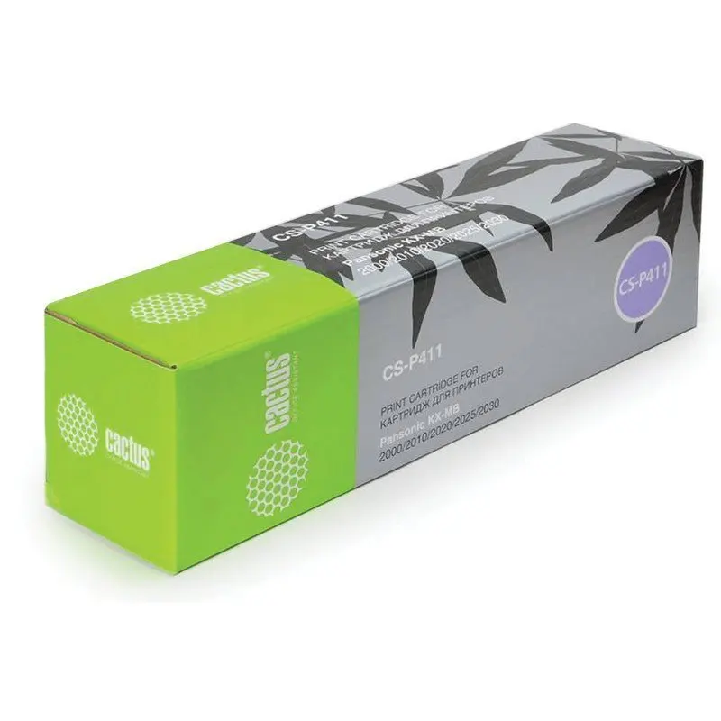 Тонер-картридж CACTUS (CS-P411) для PANASONIC KX-MB1900/2000/2020/2030 ресурс 2000 стр | Электроника
