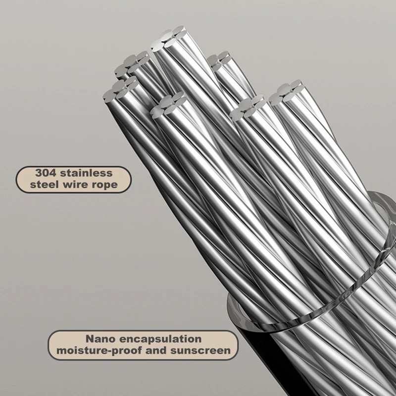 Выдвижная веревка для белья из нержавеющей стали выдвижная сушки одежды