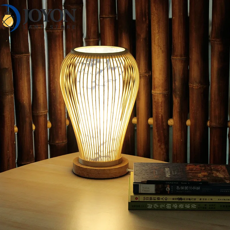 

Прикроватная лампа для спальни, креативная настольная лампа, теплый пасторальный Настольный светильник, современный простой индивидуальн...