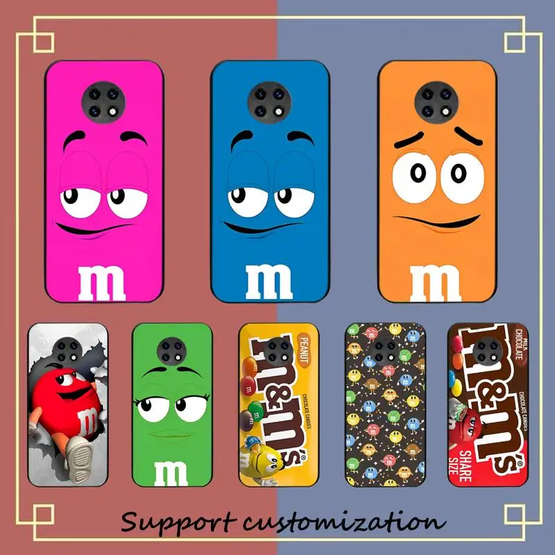 

Chocolate Beans Phone Case for Redmi 5 6 7 8 9 A 5plus K20 4X S2 GO 6 K30 pro