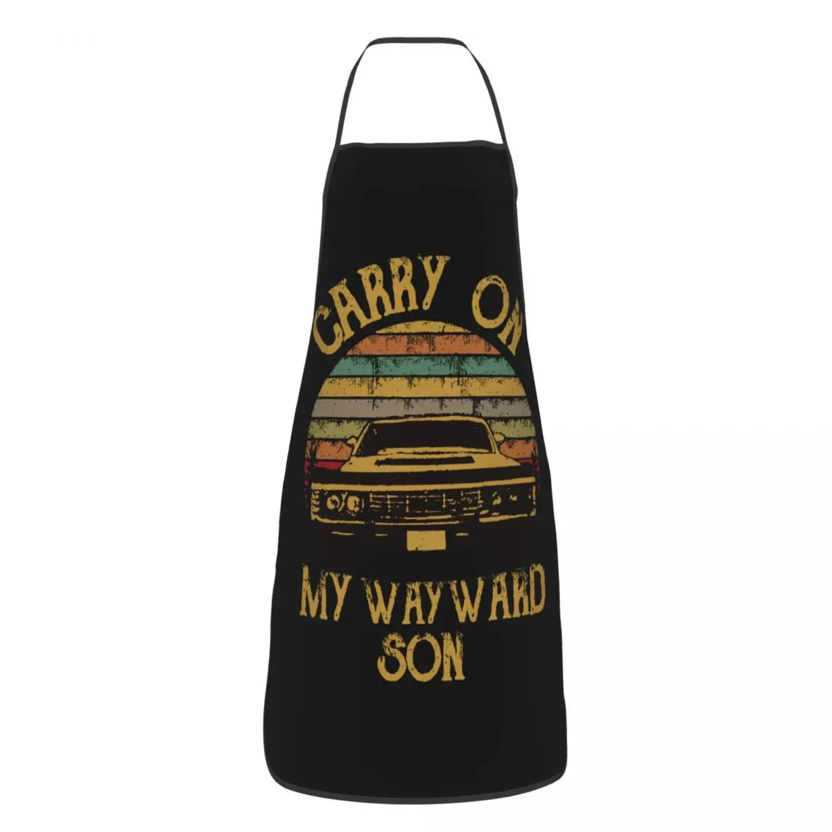 

Supernatural Vintage Apron Cuisine Cooking Baking Household Cleaning Carry On My Wayward Son Dark Heather Aprons Garden Pinafore