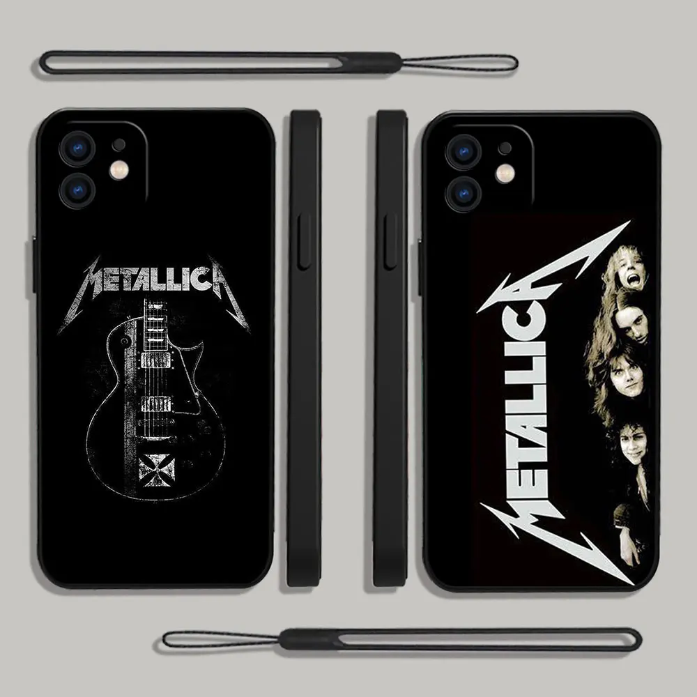 

Rock Band M-Metallicas Phone Case For Xiaomi Redmi Note 12 11 11T 10 10S 9 Pro Plus 10C 9A K40 K50 K60 4G 5G With Hand Strap