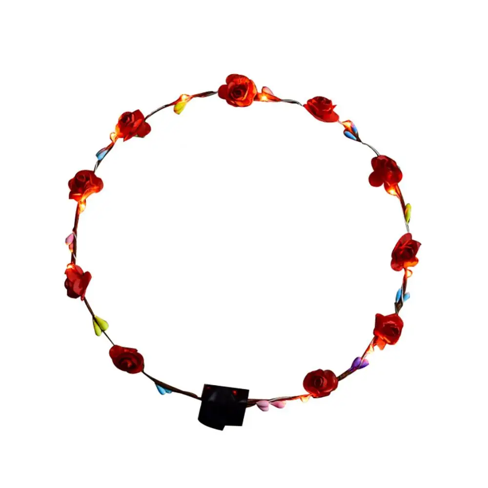 

Светодиодная гирлянда светильник девочек и женщин, повязка на голову для дня рождения, концерта, праздничные аксессуары для вечерние