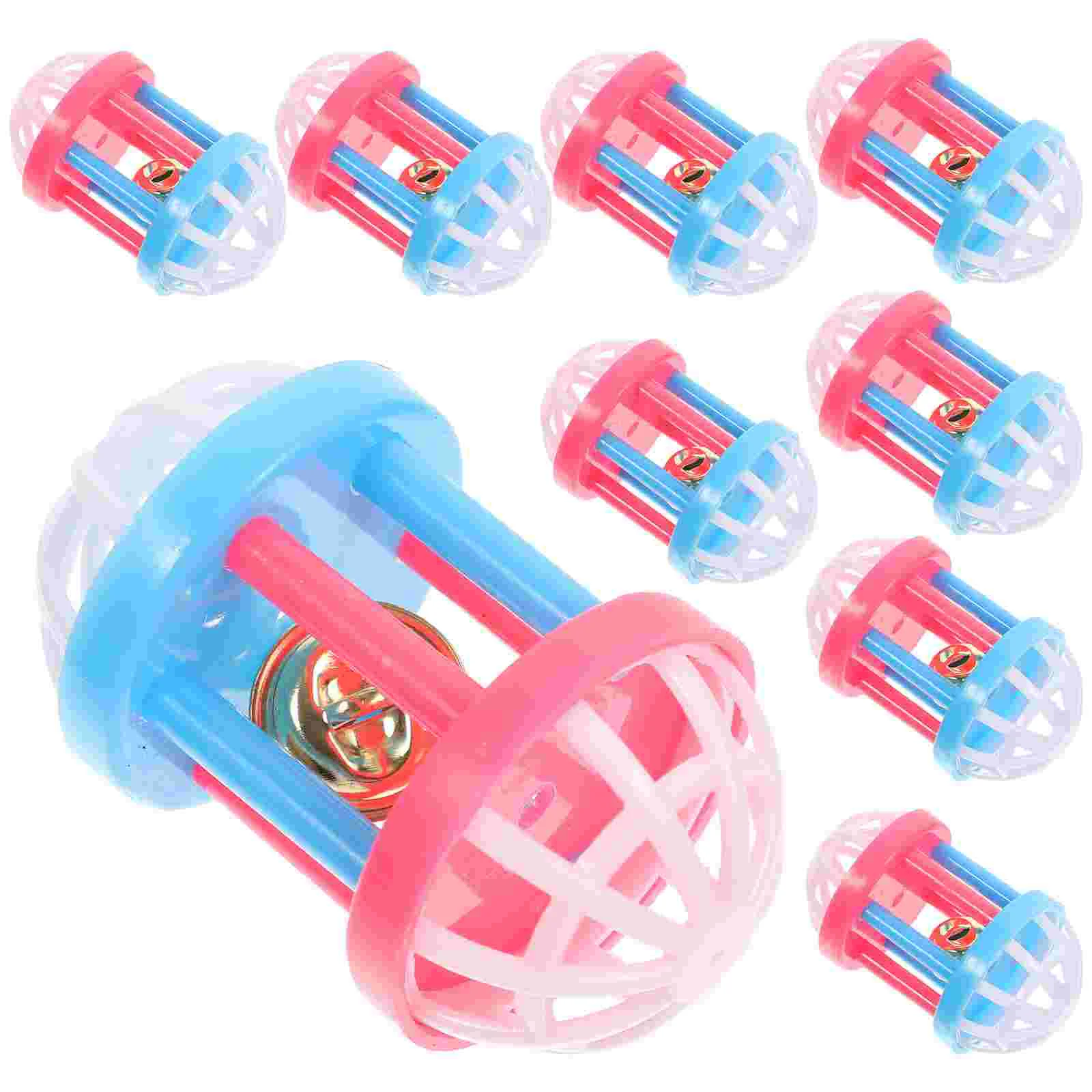 

Smallhamster Petbell Bunny Animal Supplies Ballscylinder Plaything Sound Bells Bird Rattankitten Play Treat Rabbit Foot Cage