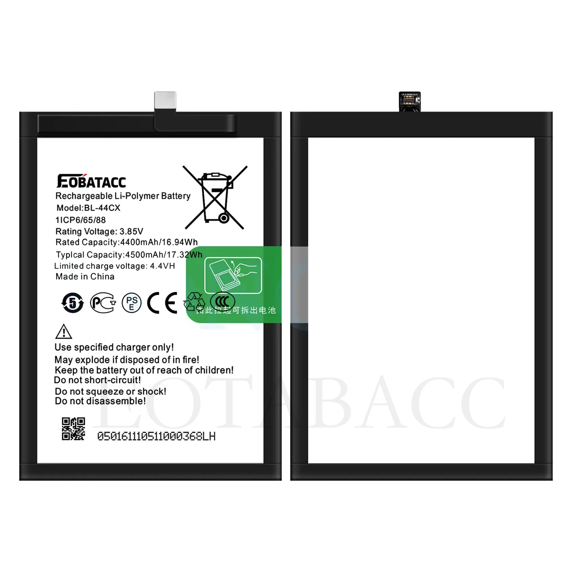 EOTABACC Новый 100% высококачественный аккумулятор BL-44CX для мобильного телефона infinix