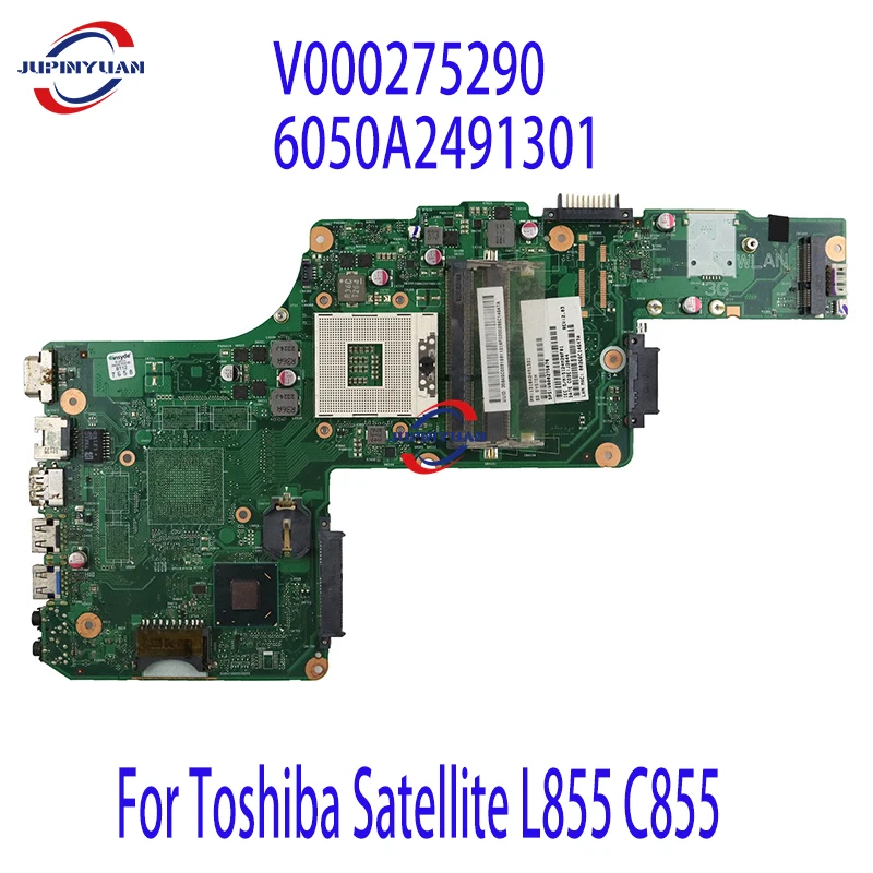 Материнская плата L855 для ноутбука Toshiba Satellite L855 C855, материнская плата V000275290 6050A2491301 HM76