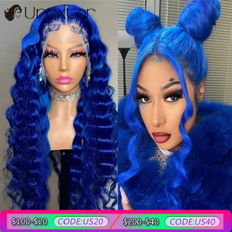 Deep Wave Human Hair Wigs 13×4 Lace Frontal Hair Wigs 200 Density Hd Lace Frontal Wig