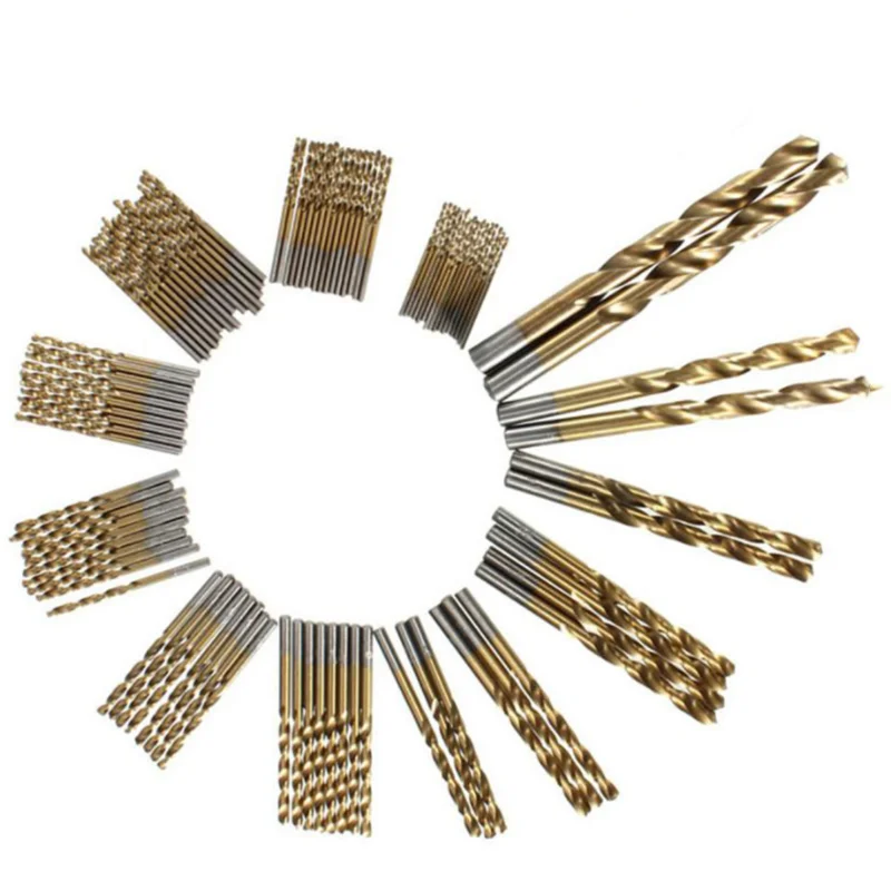 Набор сверл спиральных из быстрорежущей стали 1 5-10 мм 60/99 шт.