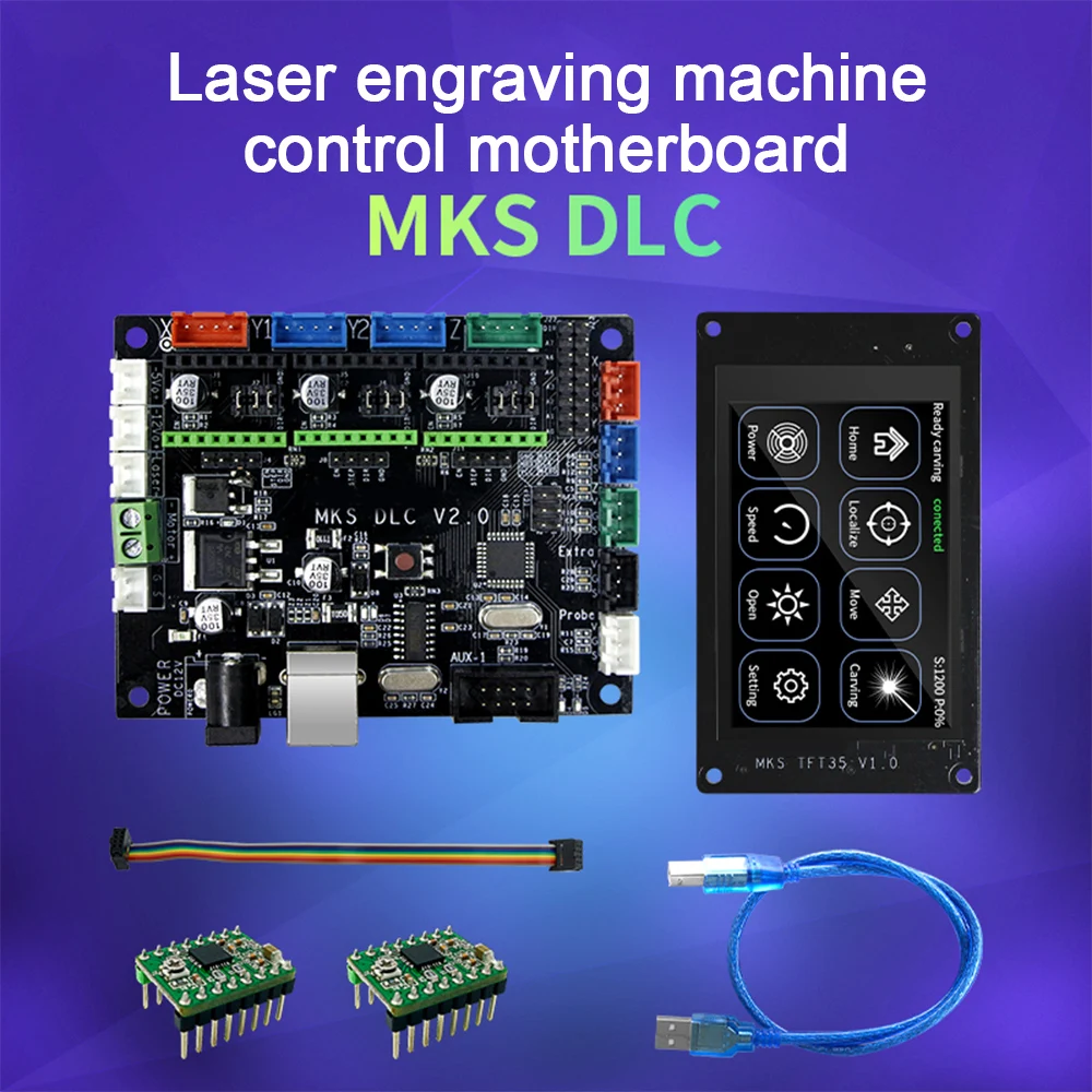 Гравировальный станок автономное управление ler V2.0 материнская плата TFT35