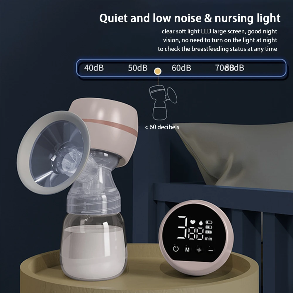 Portable Electric Breast Pump USB Chargable Silent Portable Milk Extractor Automatic Milker Comfort Breastfeeding BPA Free