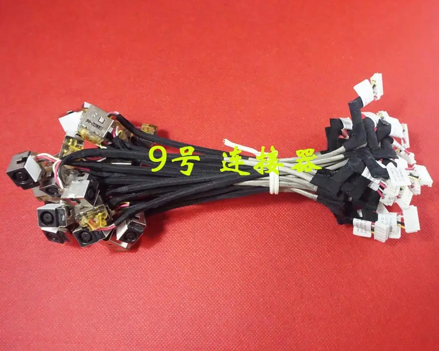 DC Мощность Jack с кабелем для HP CQ40 CQ45 CQ41 DV4 DV6 DV4-1000 ноутбук DC-IN гибкий кабель