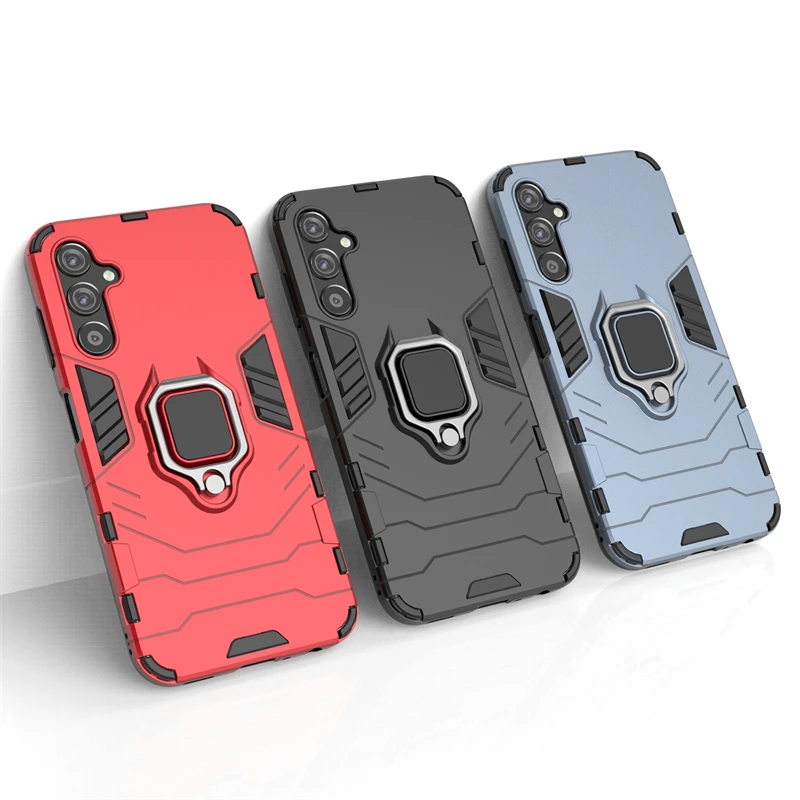 

For Samsung A25 Case Cover Samsung Galaxy A25 A 25 Capas Shockproof Hard PC Stand Armor Magnetic Ring Holder Fundas Samsung A25