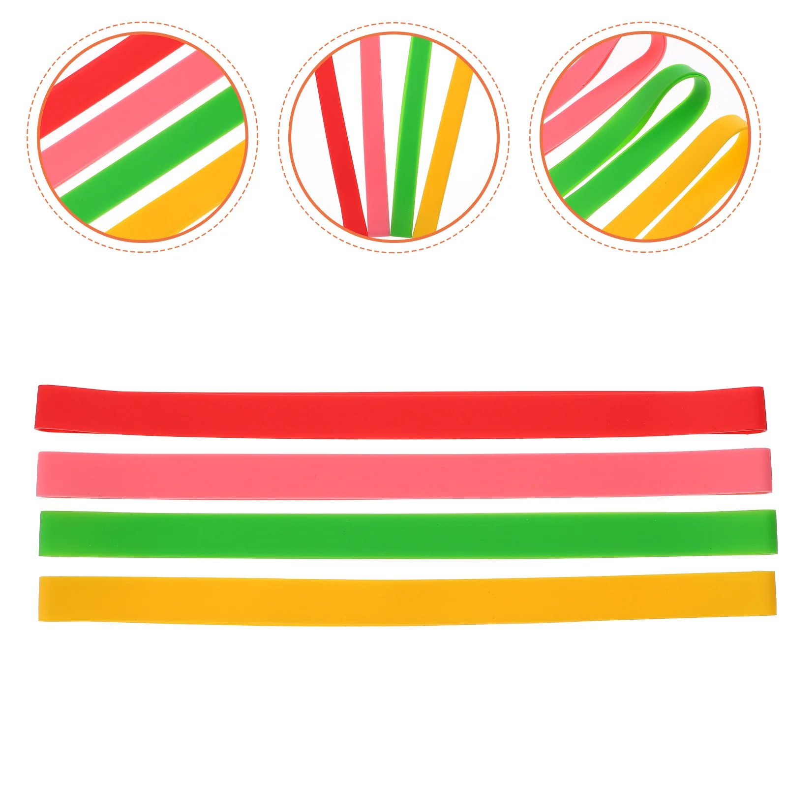 

4pcs Towel Bands Beach Chair Towel Clips Elastic Towel Bands Strap Rubber Beach Towel Holder for Lounge Chairs Beach Gifts