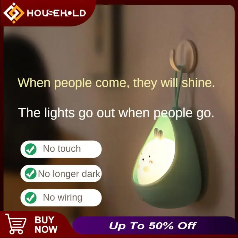 

Energy-saving Household Reading Lamp Human Body Induction Creative Led Cartoon Table Lamp Usb Charging Usb Power Supply