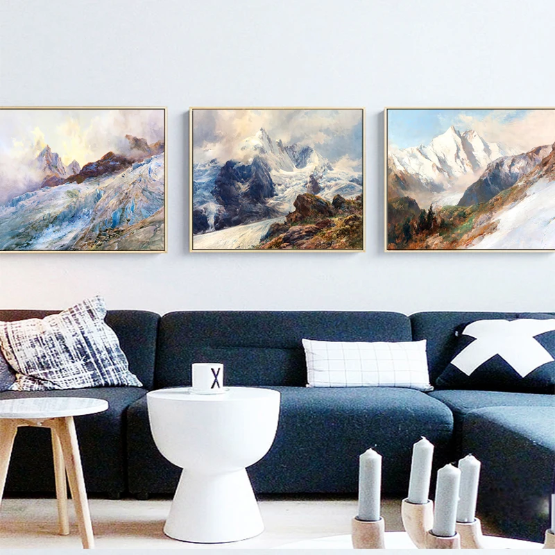 Домашний декор печать на холсте настенные картины для гостиной плакаты пейзажи