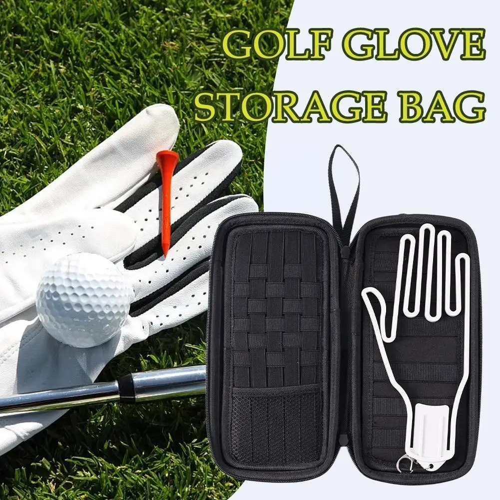 

Golf Glove Holder Valuables Pouch Case With Hook Golf Accessory Protect Keep Glove Dry Storage Box Gift For Men Women Golfe H8H1