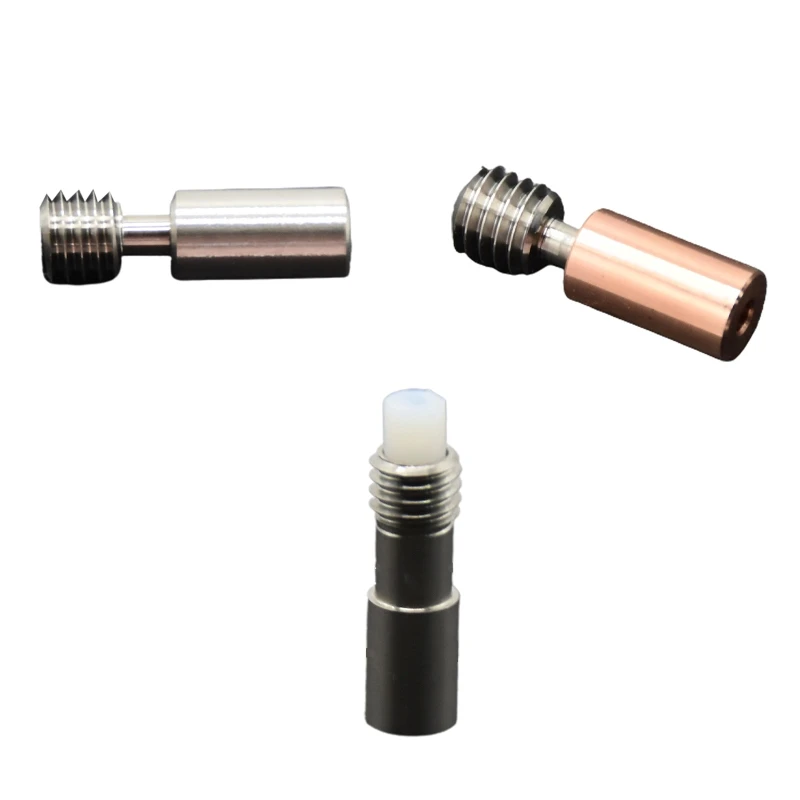 

Q1JF Bi Metal Bimetal Heatbreak Copper Titanium Throat High Temperature for 3D Printer CR10 Ender 3 V2 Hotend Upgrade