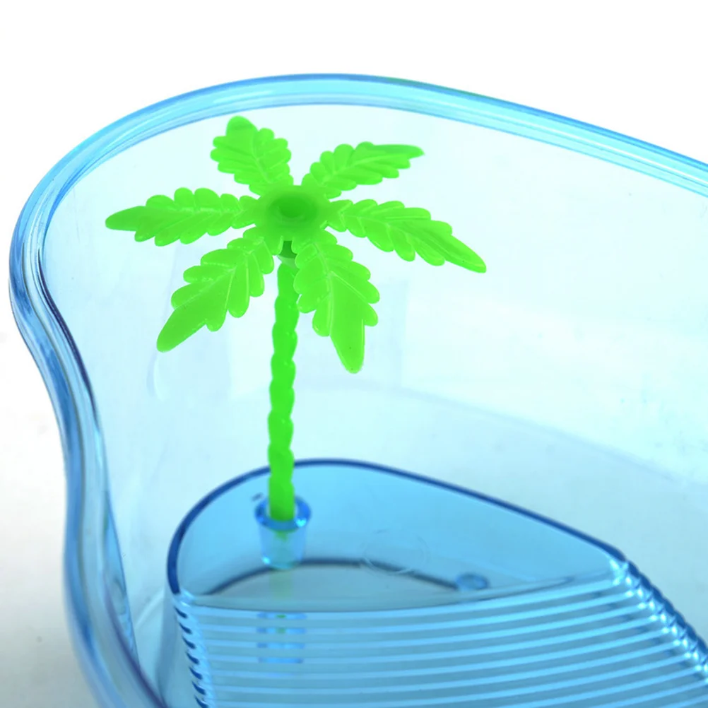 Пластмассовая рыболовная площадка для черепахи выше аквариума размножитель