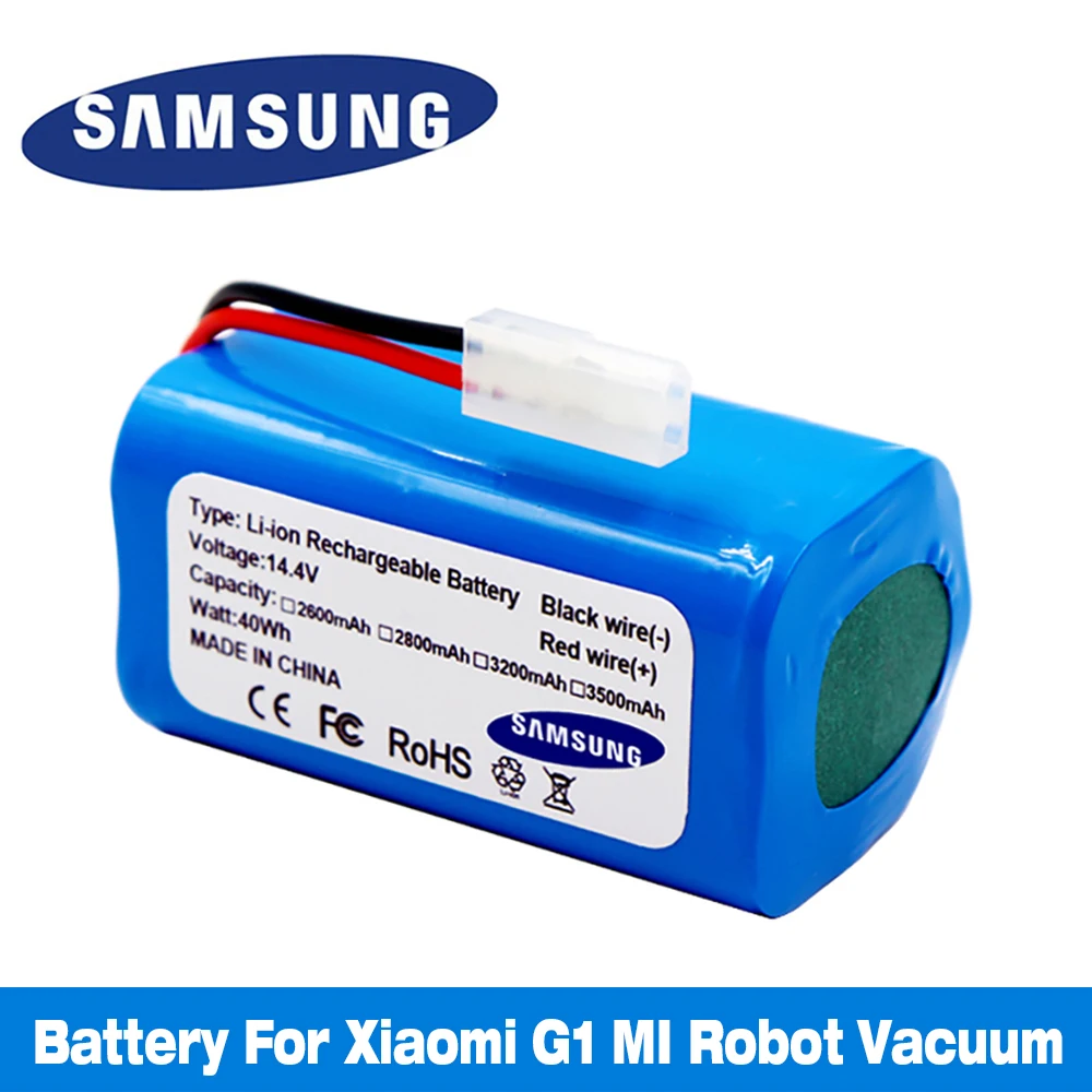 

Original Replacement Battery H18650CH-4S1P For Xiaomi Mijia Mi Sweeping Mopping Robot Vacuum Cleaner G1 3500mAh