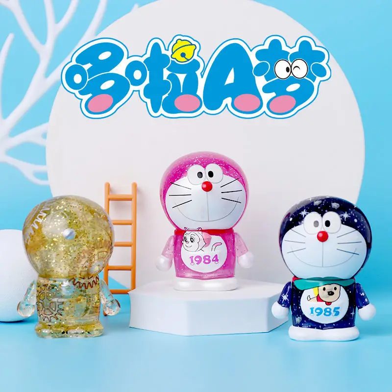 

Bandai Anime Cute Cartoon The 100th Anniversary Of The Doraemon Key Chain Keychain Pendant Hot Style Keyring Toys Zone