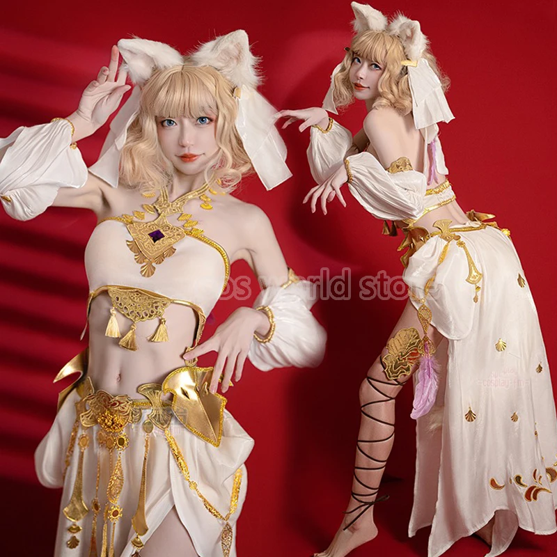 Платье-танцор последней фантазии FF14 Savinai для женщин сексуальная женская униформа