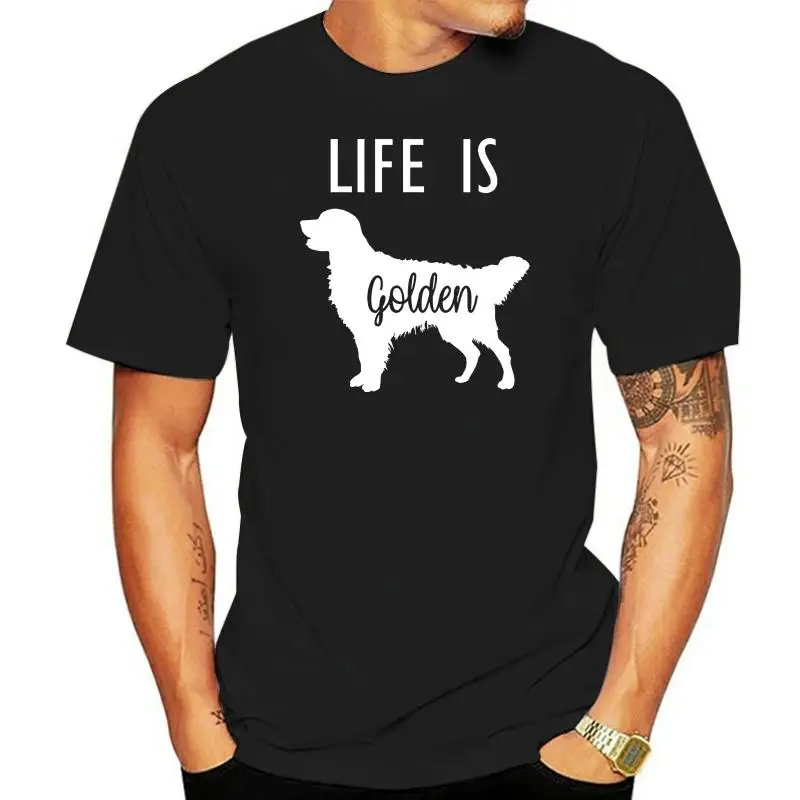 Fashion Golden Retriever Life Is T Shirt