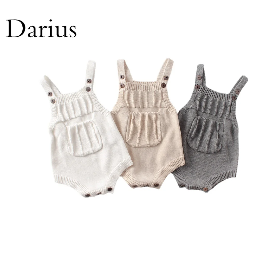 

Spring, summer, autumn and winter models, baby girls baby, infant knitted wool conjoosent clothes, fart, cloth climbing clothes