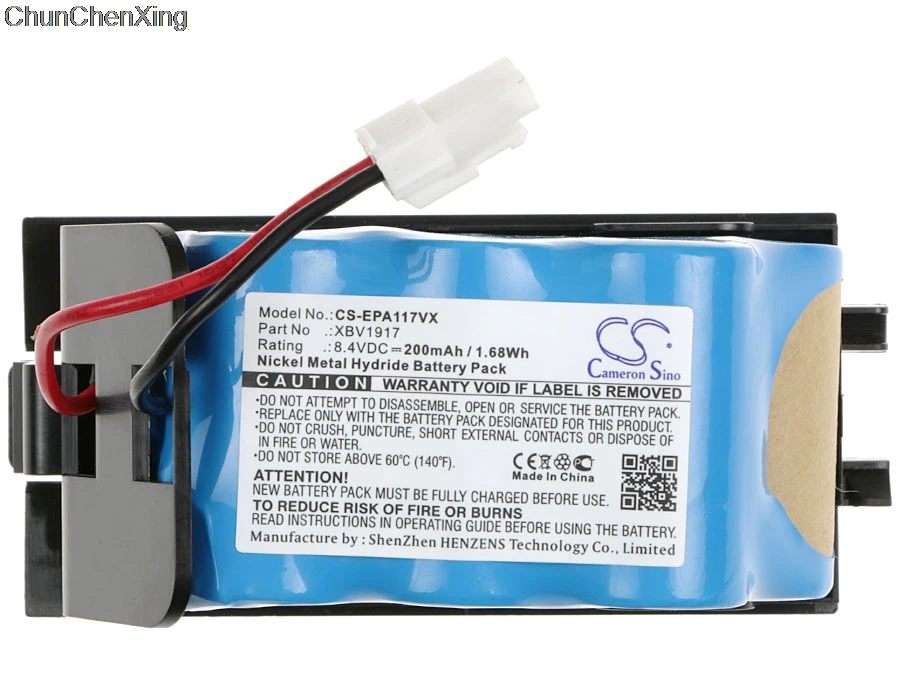 

Cameron Sino 200mAh Battery XBV1917 for Euro Pro AP1172, AP1172N, V1917