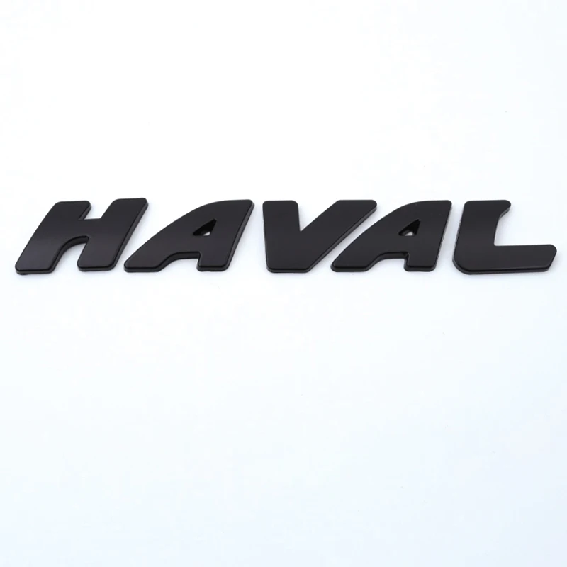 

Для Haval F7 II 2024 2025 2-го поколения автомобильный Стайлинг задний логотип хвостовой значок черный значок автомобильная внешняя модификация аксессуары