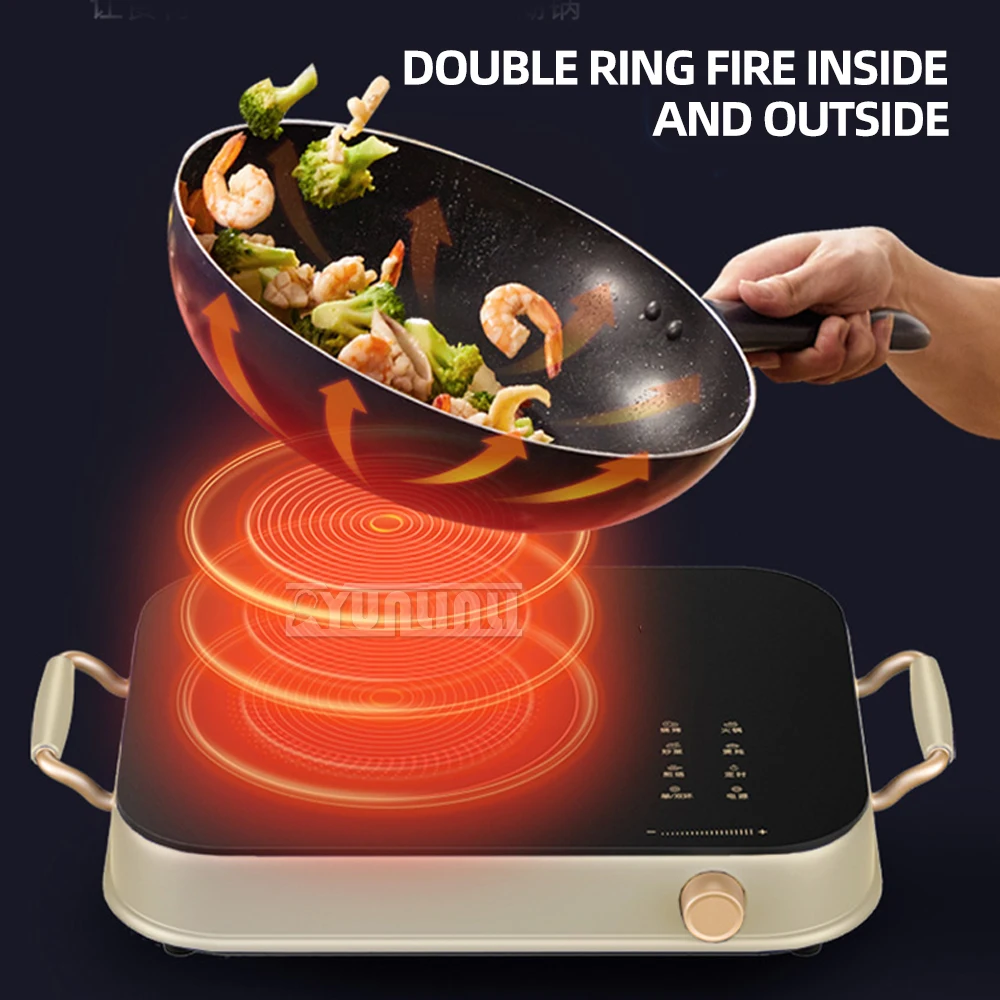 Кухонная плита высокой мощности электрическая керамическая Домашняя Плита