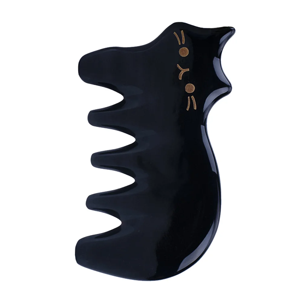 

Board Comb Scraping Tool Guasha Body Jade Scalp Facial Hair Stone Horn Beauty Sha Gua Ox Skin Face Accessory Scraper