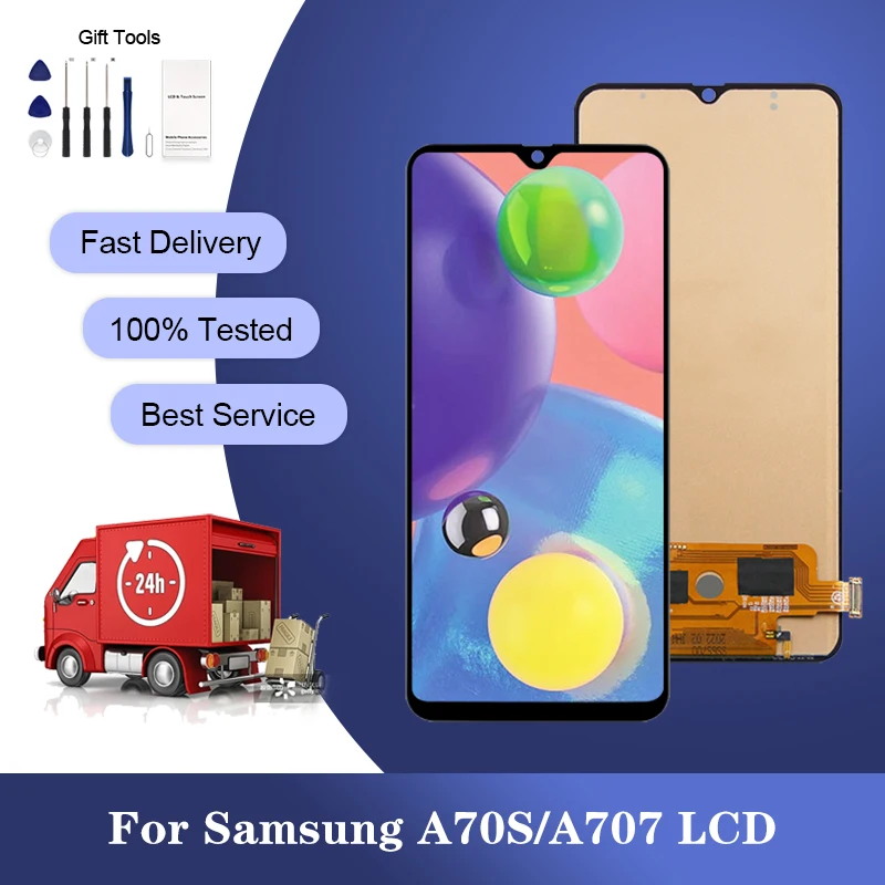 

6.7 Inch A707 Display For Samsung Galaxy A70S Lcd Touch Panel Digitizer Assembly A707F A707FD A707FN A707MN Screen Wholesale