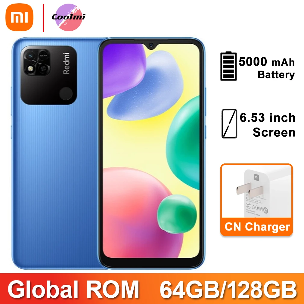 Смартфон Xiaomi Redmi 10A 64 ГБ 128 10 А большой дисплей 6 53 дюйма Восьмиядерный Helio G25