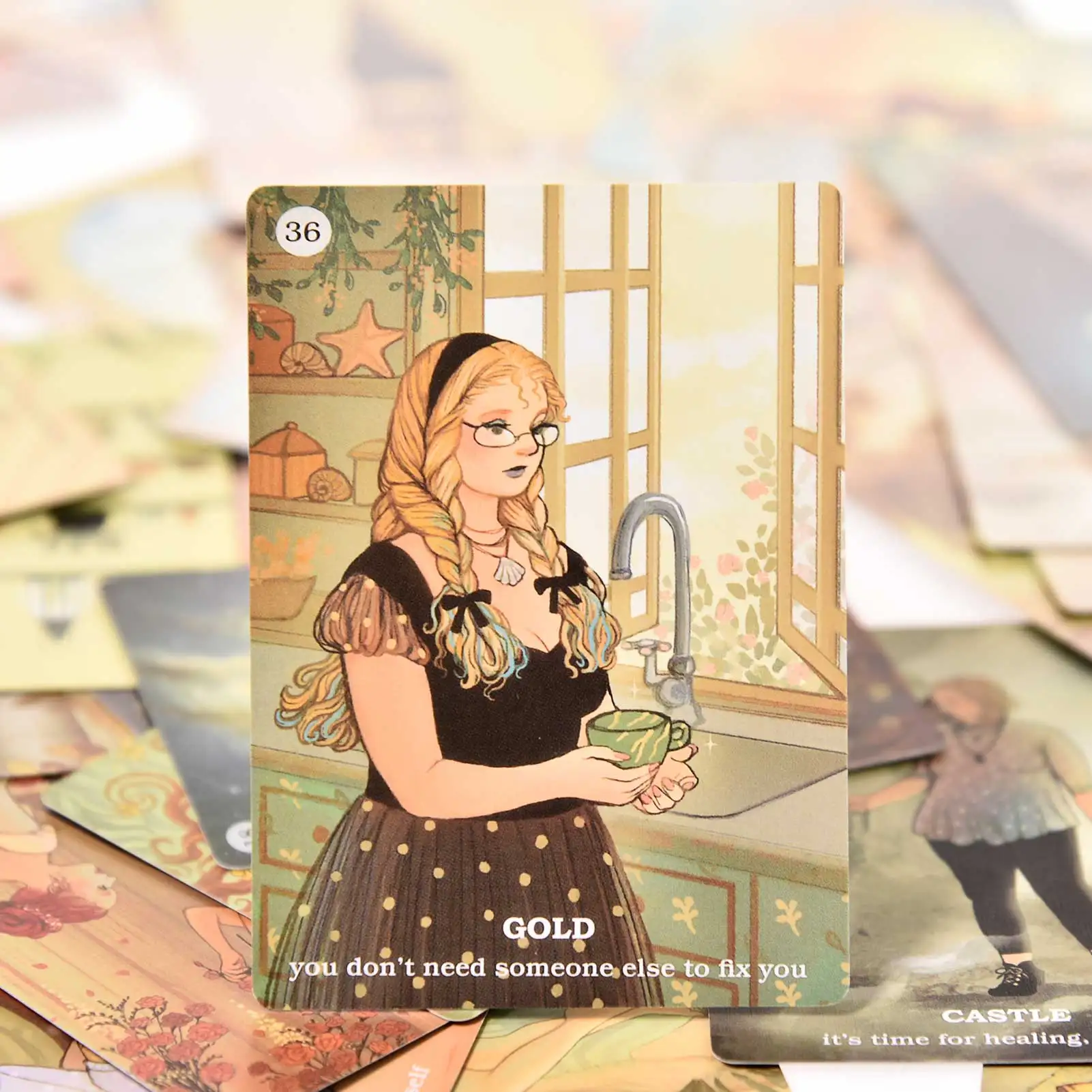 45 карт верьте в свою собственную магическую колоду с изображением оракла таро