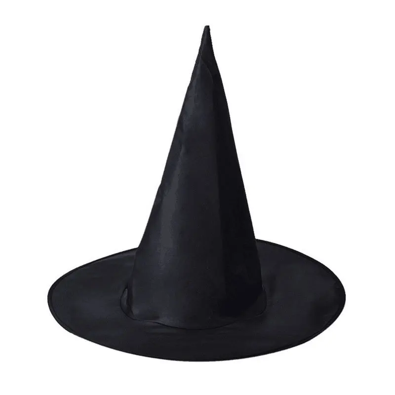 

Black Spider Witch Hat Children Adult Halloween Wizard Cap Magician Cosplay Fancy Dress Party Props Costume Gras Accessory Gift