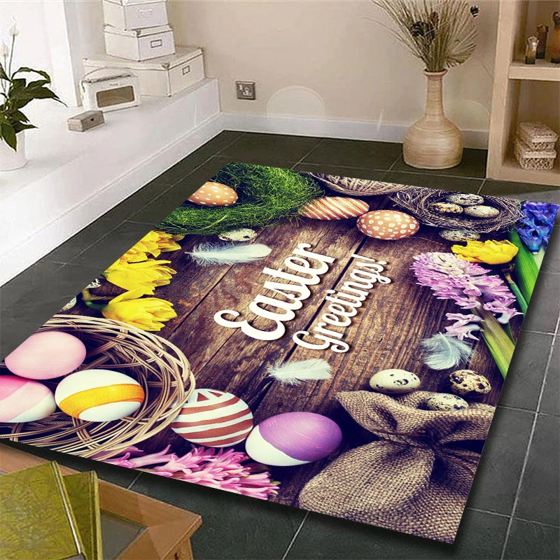 

Easter Day printed pattern carpet, living room, bedroom, kitchen, bathroom, foot mat, children's room, hotel, hotel carpet rug