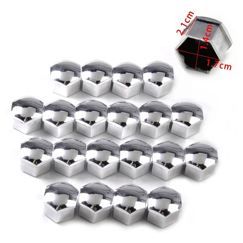 17 мм 20 шт./лот колесные болты с центральной гайкой крышки колпачки 321601173 A для Skoda