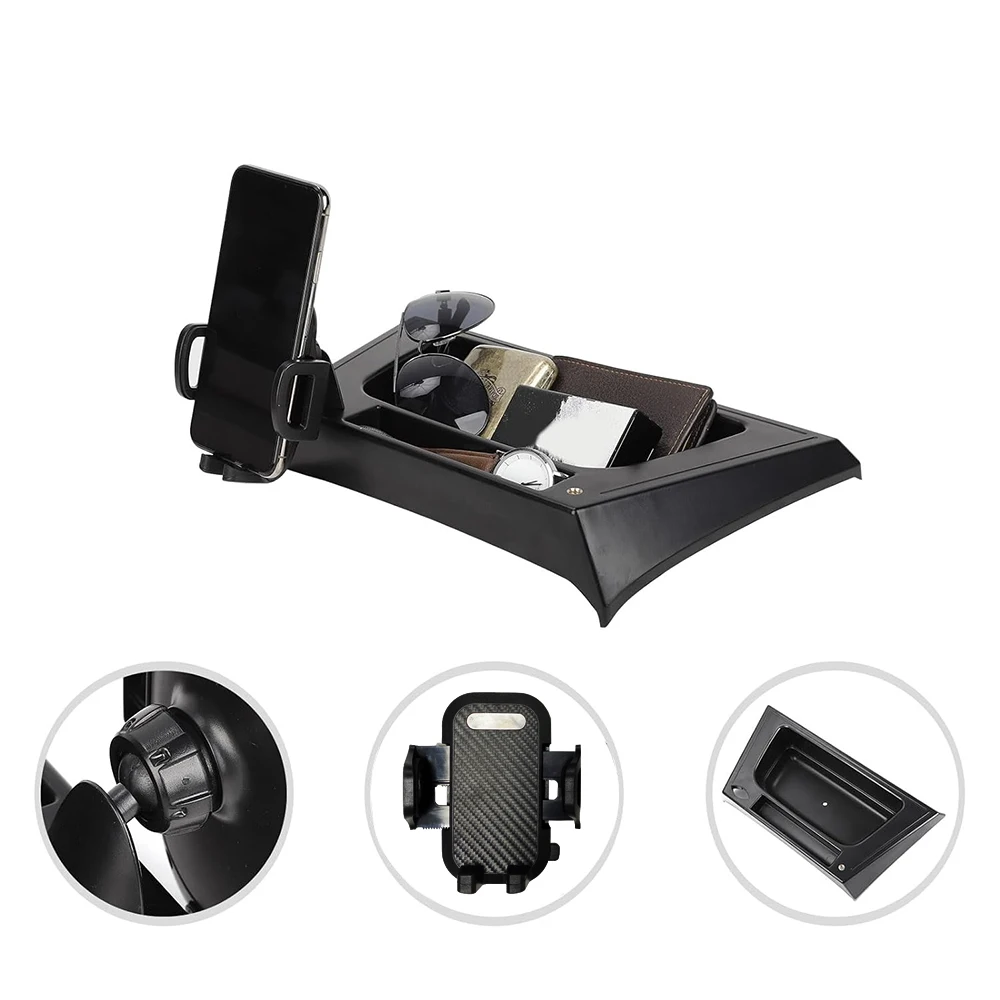 Держатель для телефона держатель сотового коробка хранения лоток Jeep Wrangler JK JKU