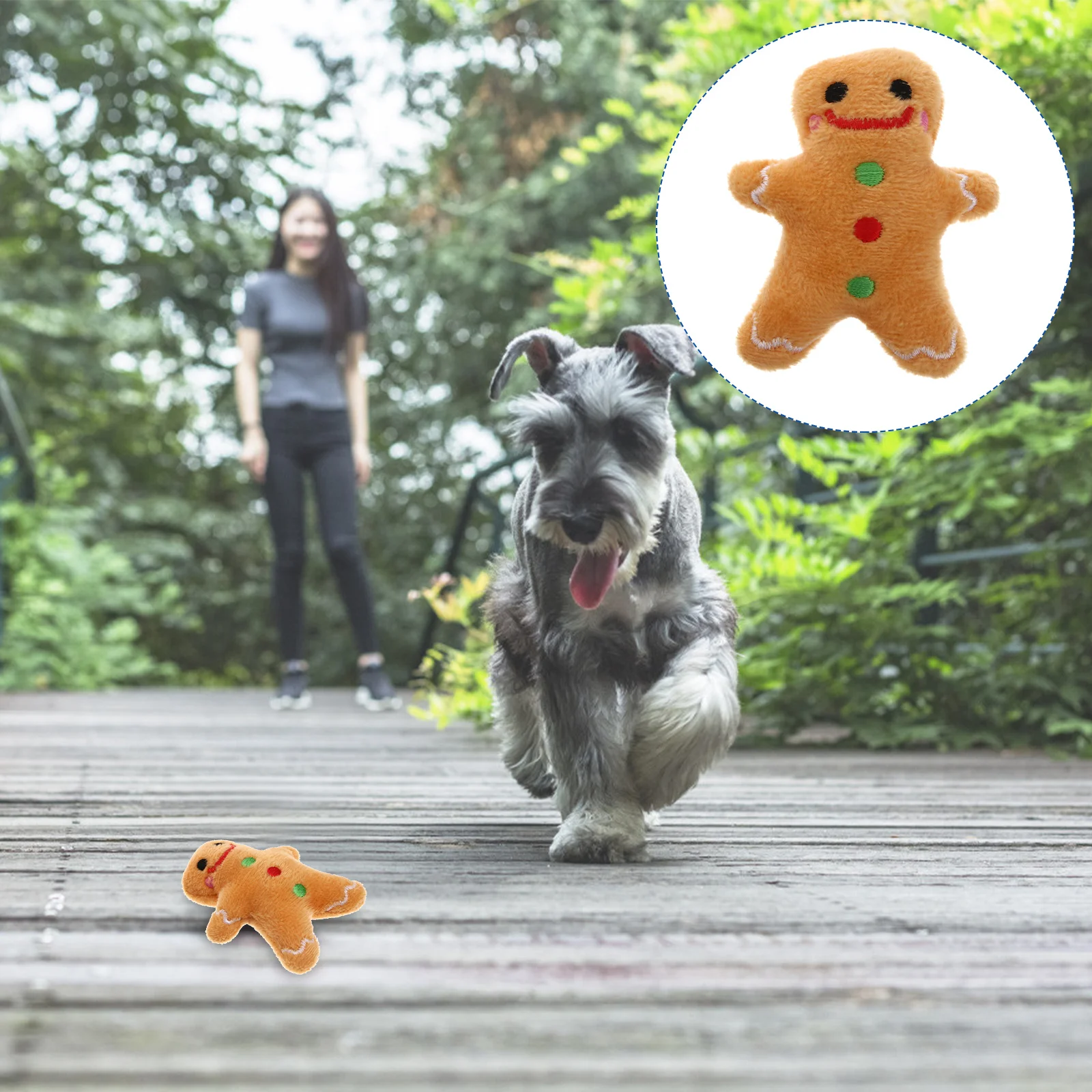 

1Pc Bite Resistant Chew Interactive Plush for And Puppy
