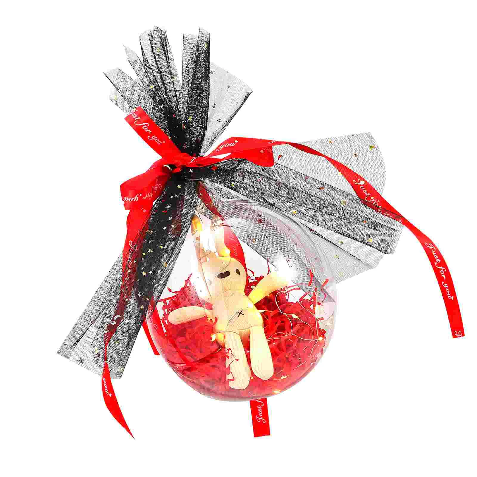 

1 Set Light Balloon Festival Wedding Valentine Light Up Balloon Doll Balloon Decoration Gift