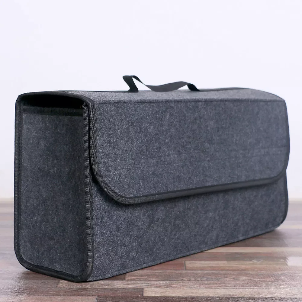 

1Pc New Multipurpose Collapsible Car Trunk Storage Organizer Portable Car Storage Bag Soft Felt Storage Box Cargo Container Box