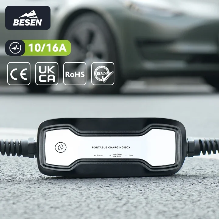 Лучшая цена IP 66 10A 16A регулируемое портативное зарядное устройство для