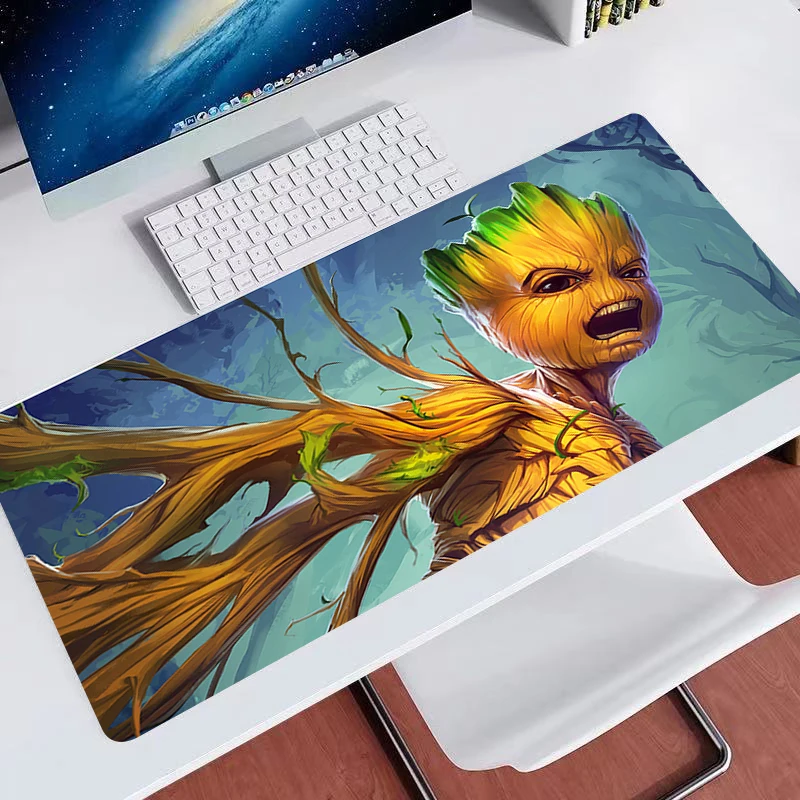 

Крутые офисные аксессуары, игровая мышь I Am Groot, аксессуары для компьютерного стола, коврик для клавиатуры Waterproo, коврики для мыши в стиле ани...
