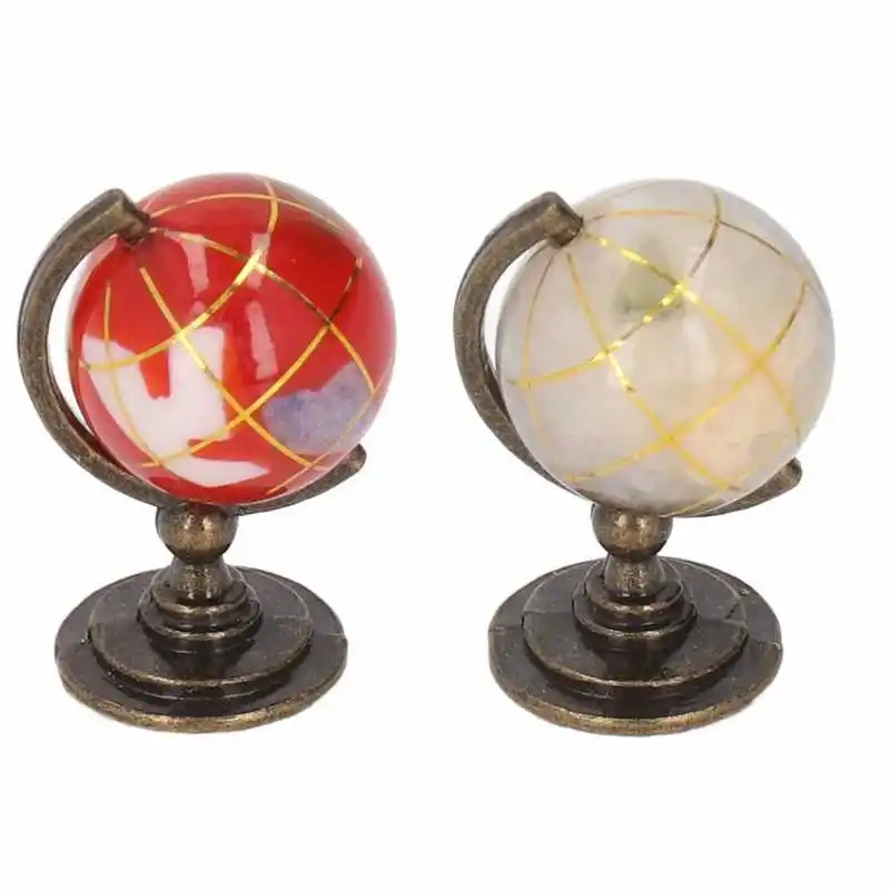 

Mini Globe Model Mini Globe Dollhouse Decor Safe for 1:12 Dollhouse for Kids