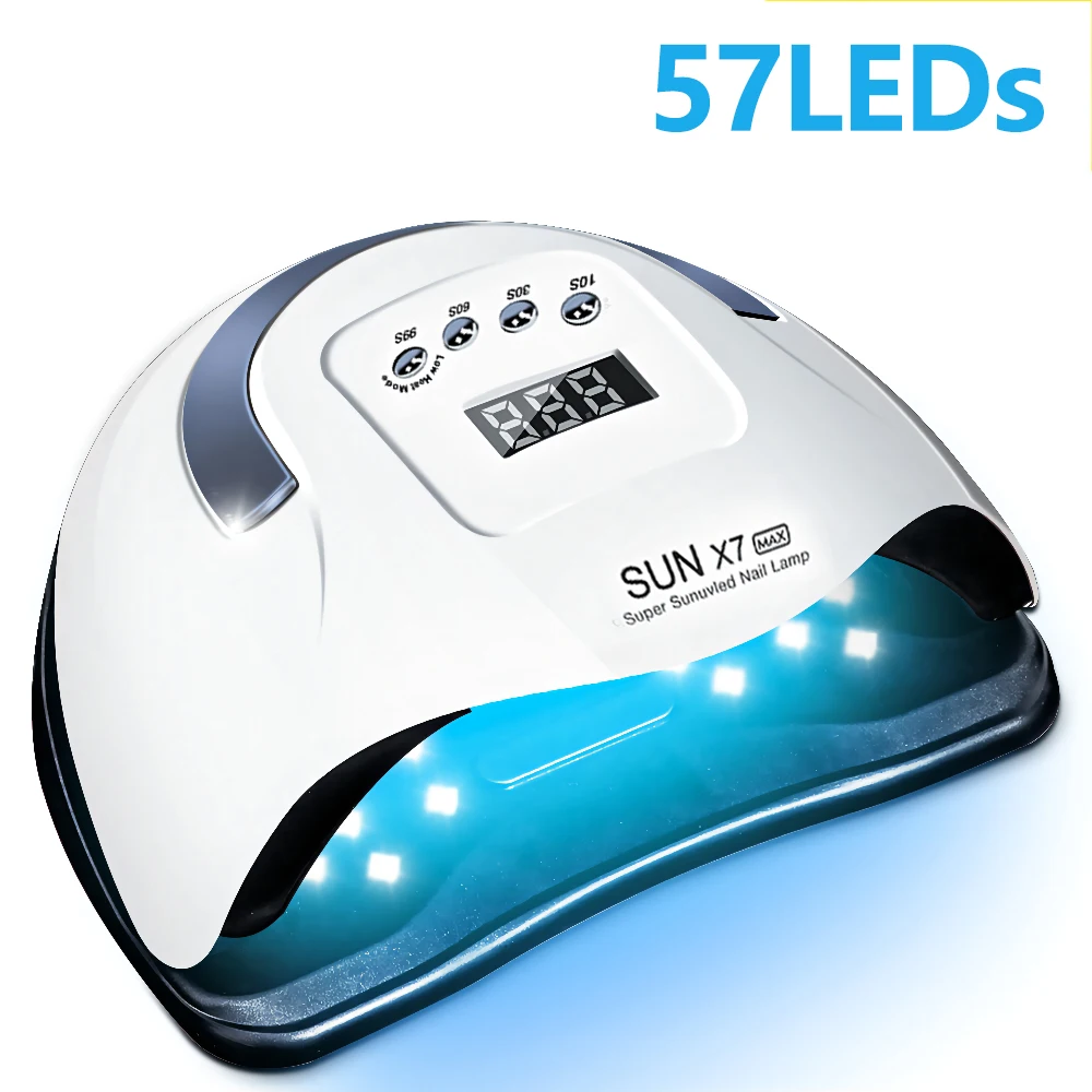 

Powerful UV LED Gel Nail Dryer Semi-Permanent Nail Lamp Big Size for Two Hands Nail Gel Dryer Everything for Manicure Lamp