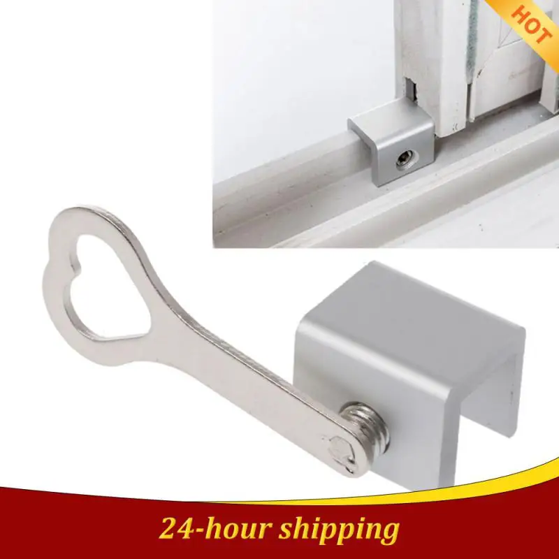 

1/2PCS Door Window Lock Restrictor Aluminum Children Security Window Cable Limit Lock Safety Key Lock Windows Lock Sliding