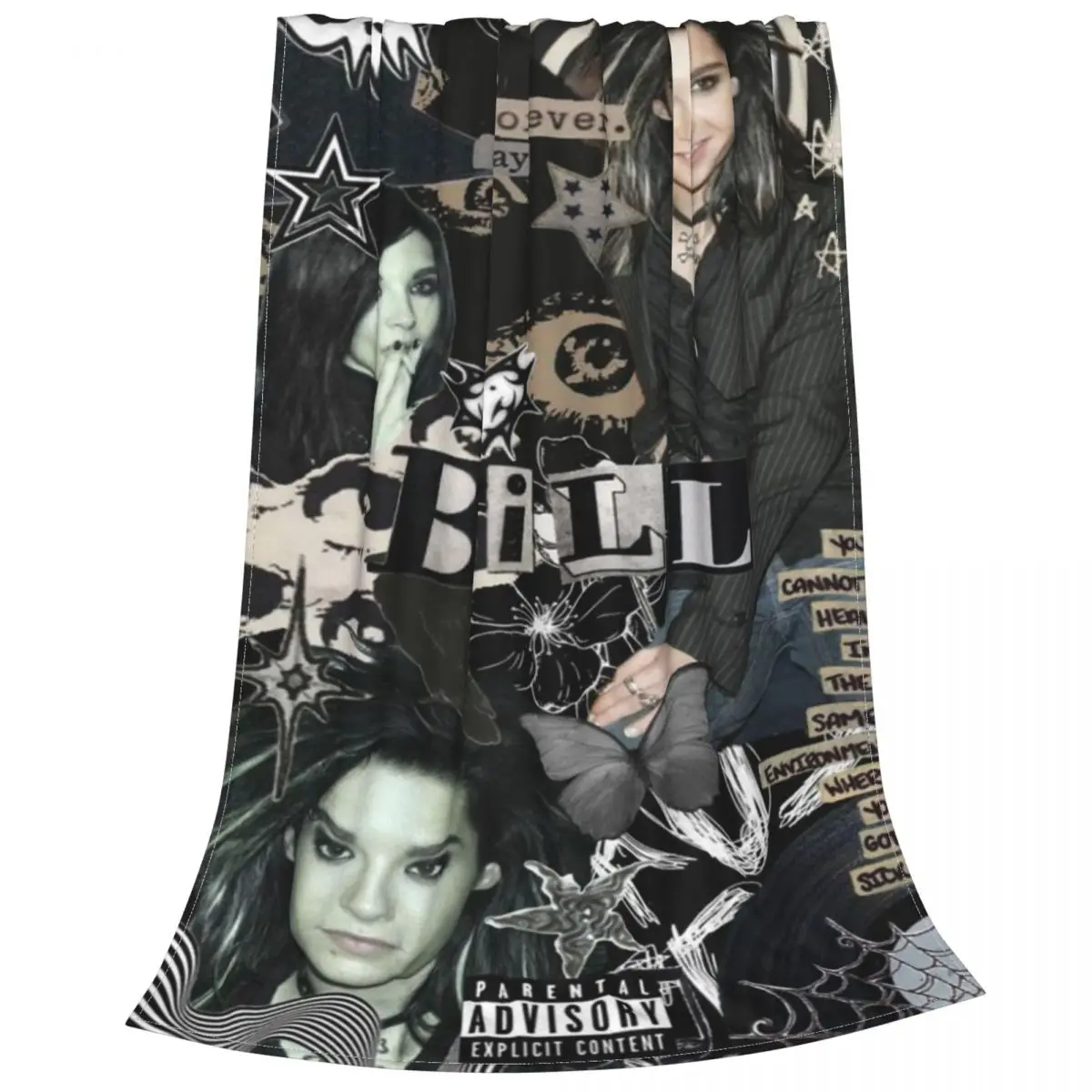 Плед музыкальный повязка Токио для отеля Фланелевое текстильное украшение