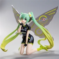 hatsune miku hand made anime two dimensional butterfly beautiful girl miku kneeling chassis decoration model hand made doll